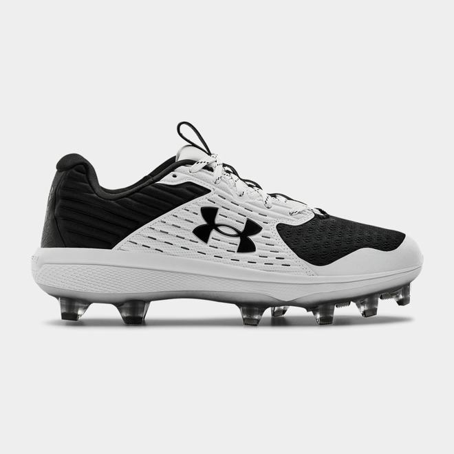 Under Armour Yard Low MT TPU - Panske Baseballová Obuv - Čierne/Biele